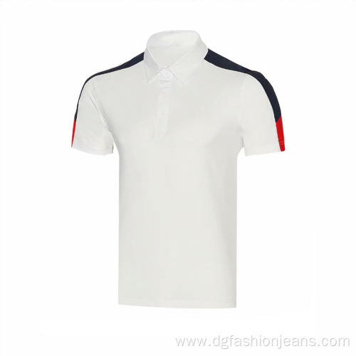 Custom Blank Men Stretch Golf Polo Shirts